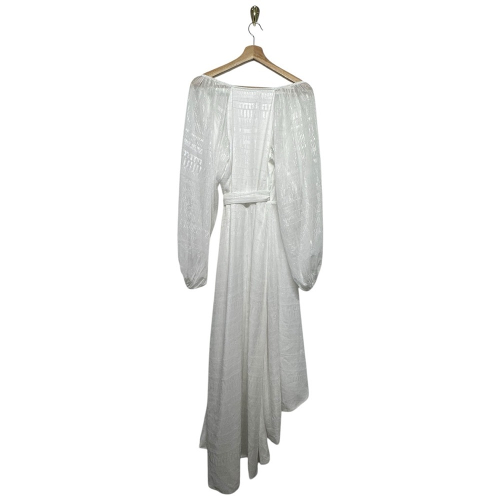 NWOT REVOLVE TULAROSA Wrap Hi-Lo Maxi Dress White S - Picture 8 of 9